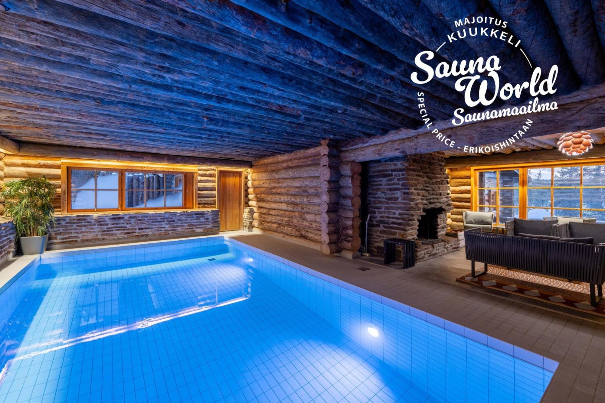 Kuukkeli Log Houses Teerenpesae - Premium Suite A48 Saariselka Exterior photo