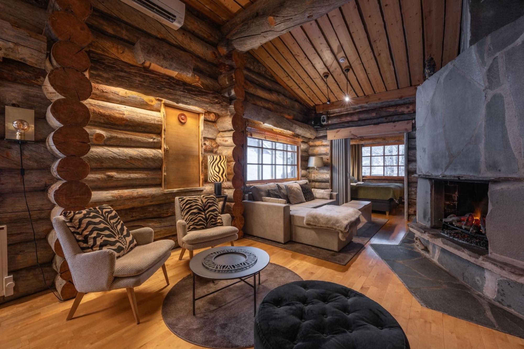 Kuukkeli Log Houses Teerenpesae - Premium Suite A48 Saariselka Exterior photo